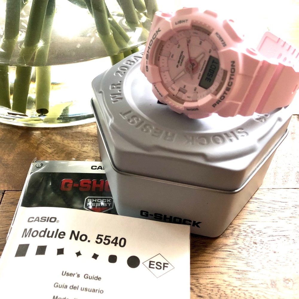 Casio G-Shock Ladies S Series Pink Resin Watch